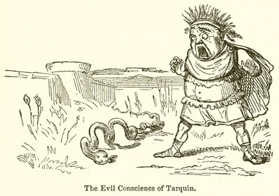 The Evil Conscience of Tarquin by John Leech