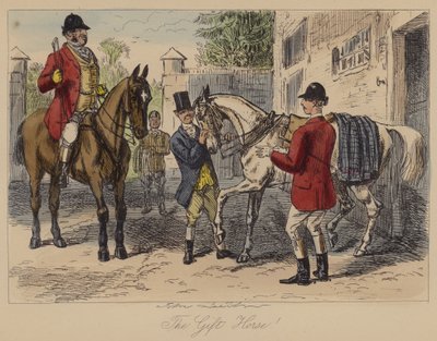 The Gift Horse! by John Leech
