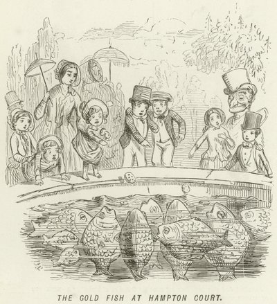The Gold Fish at Hampton Court by John Leech