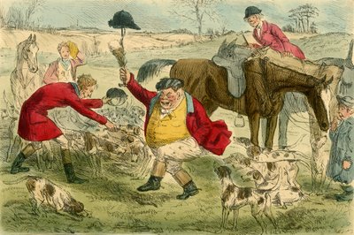 The Kill, on The Cat & Custard Pot Day by John Leech