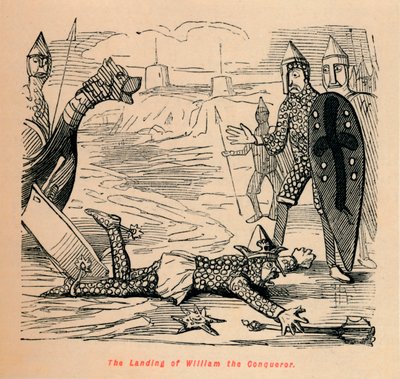 The Landing of William the Conqueror by John Leech