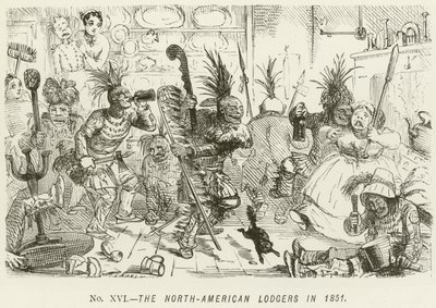 The North-American Lodgers by John Leech