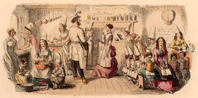 The Preparatory School for Young Ladies by John Leech