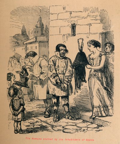 The Romans Clothed by the Inhabitants of Capua by John Leech