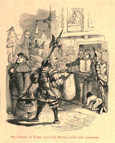 The Citizens of Bruges Supplying Wolsey
