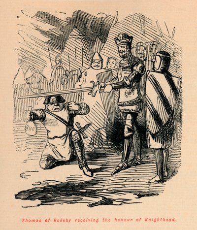 Thomas of Rokeby Receiving the Honour of Knighthood, c. 1860 by John Leech