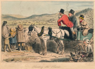 Hunting the Hounds by John Leech and Hablot Knight Browne