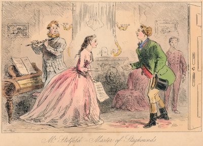 Mr. Stotford - Master of Staghounds by John Leech and Hablot Knight Browne