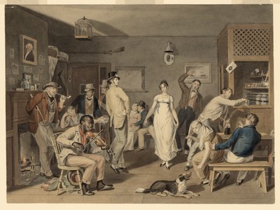 Barroom Dancing by John Lewis Krimmel