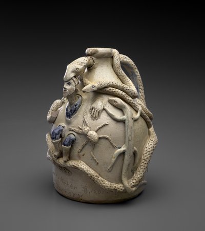 Temperance jug, c.1870-72 by John Lewis Stone