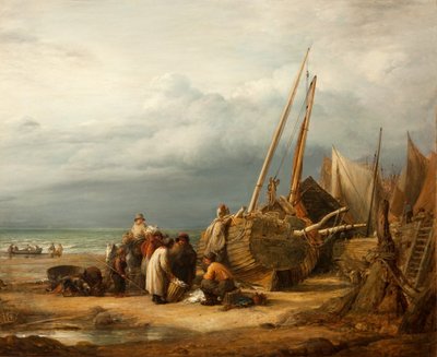 A View on the Coast at Hastings by John Linnell