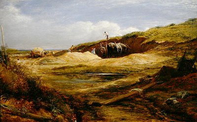 The Sand Pitts, Hampstead Heath by John Linnell