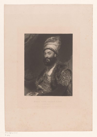 Portrait of Mirza Abolhassan Khan Ilchi by John Lucas