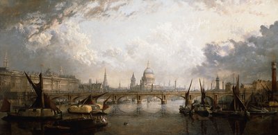 The Thames from Hungerford Bridge by John MacVicar Anderson
