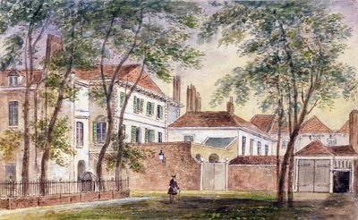 View of the House and Museum of the Late Duchess of Portland by John Mallord Bromley