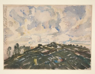 Land and Sky, France, 1908; or The Hill by John Marin