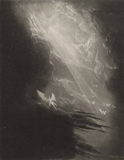 Satan Viewing the Ascent to Heaven by John Martin