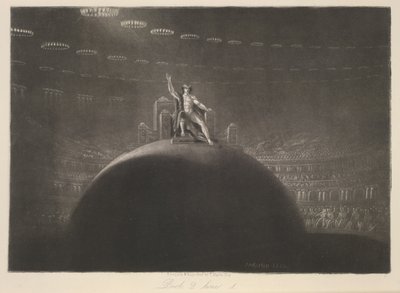 Satan on his throne, from 