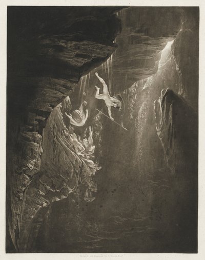 The Fall of the Rebel Angels, Paradise Lost, Book 1, Line 44 by John Martin
