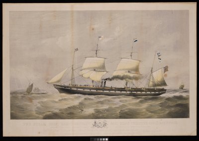 The Steam Ship Great Britain... Proprietors Messrs Gibbs & Co... To the People of Great Britain & the United States of America, This plate is respectfully dedicated... by John McGahey