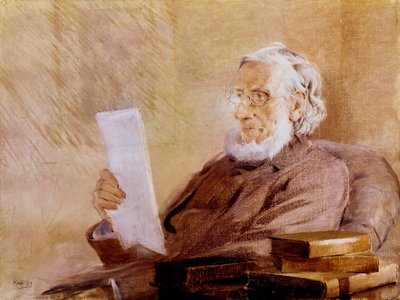 John Tyndall, Irish born physicist and mountaineer, 1893 by John McLure Hamilton