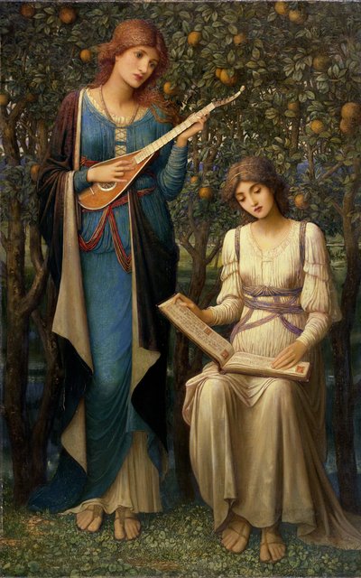 When Apples Were Golden and Songs Were Sweet but Summer Had Passed Away by John Melhuish Strudwick