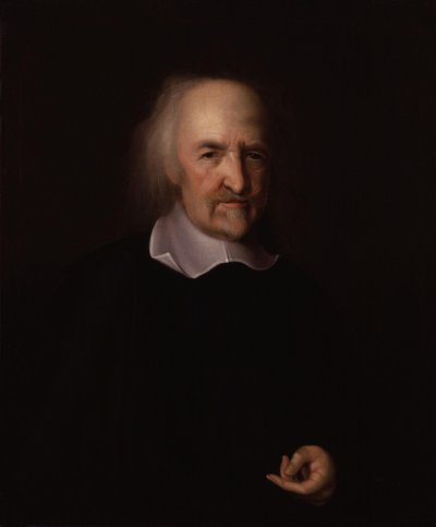 Portrait of Thomas Hobbes, 1669-70 by John Michael Wright