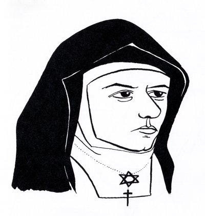 Edith Stein, also known as Saint Teresa Benedicta of the Cross, philosopher, feminist, Carmelite nun, and martyr by John Minnion