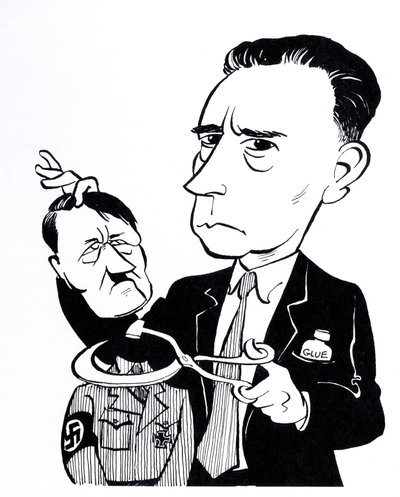 John Heartfield, caricature with Adolf Hitler by John Minnion