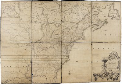 A Map of the British and French Dominions in North America by John Mitchell