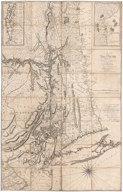 A Map of New York by John Montresor