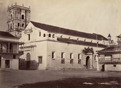 Tropical Scenery, Cathedral, Cartagena by John Moran