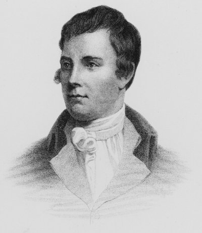 Portrait of Robert Burns by John Moyr (attr.to) Smith