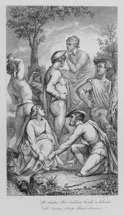 The Holy Fair (engraving) by John Moyr (attr.to) Smith