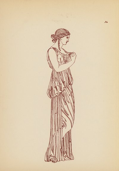 Ancient Greek Female Costume by John Moyr Smith