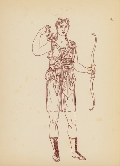 Ancient Greek Female Costume by John Moyr Smith