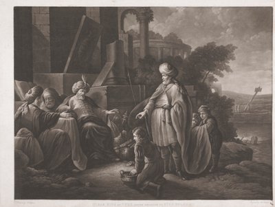 Hiram King of Tyre, Sends Presents to King Solomon by John Murphy