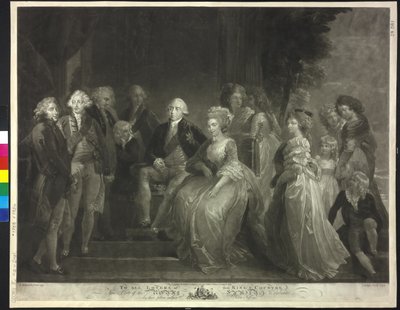 King George III of England with His Woman and Her Children by John Murphy