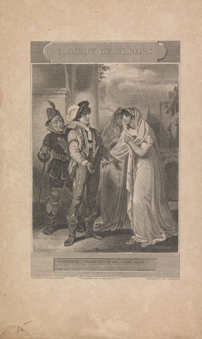 Comedy of Errors, Act II, Scene II by John Neagle