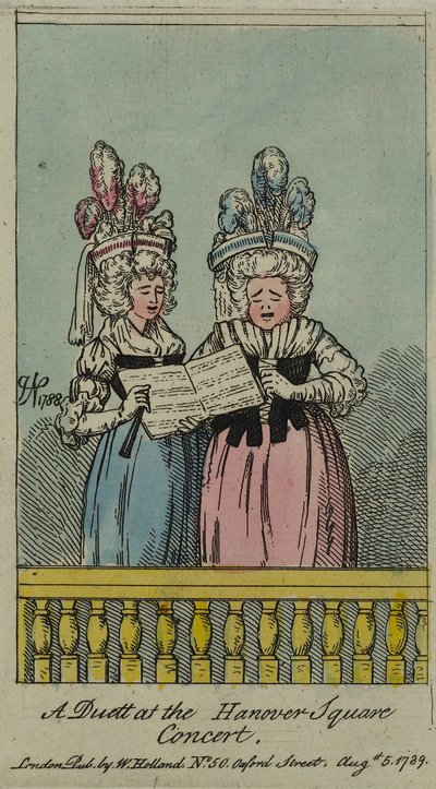 A Duet at the Hanover Square Concert by John Nixon