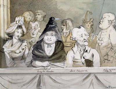 A Gallery in Westminster Abbey at the Commemoration of Handel by John Nixon