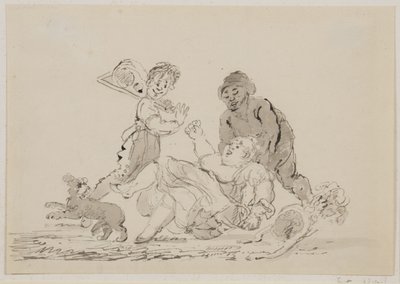 A Street Accident, 1804 by John Nixon