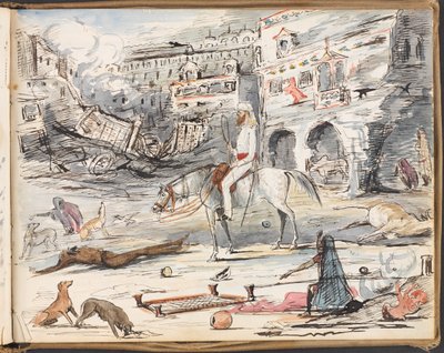 Kotah after the assault, one of the street barricades - I make acquaintance with the 
