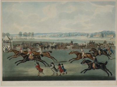 Ascot - Oatlands Sweepstakes (engraved by J.W. Edy, published in 1792) by John Nott (after) Sartorius