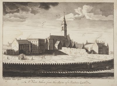 St Andrews Delineated - A View taken from the Ruins of Beatons Castle by John Oliphant