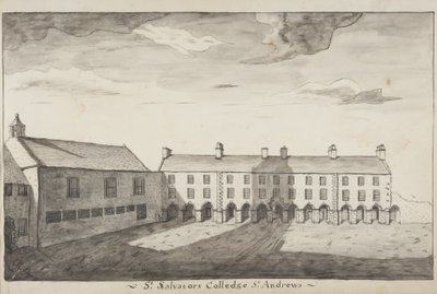 St Andrews Delineated - St Salvators College St Andrews by John Oliphant
