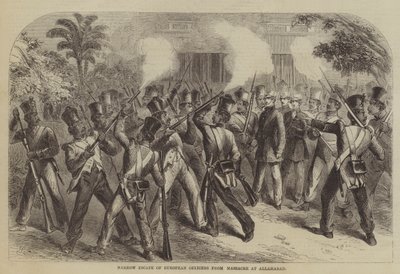 Narrow Escape of European Officers from Massacre at Allahabad by John Palmer
