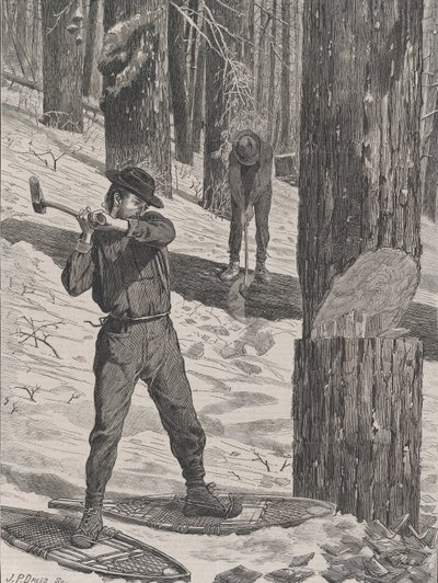 Lumbering in Winter Every Saturday, Vol. II, New Series by John Parker Davis