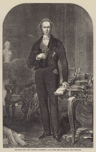 The Right Honourable Lord Viscount Palmerston, GCB by John Partridge