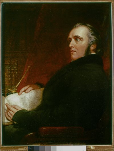 Portrait of Thomas Babington Macaulay, 1849-c.1853 by John Partridge
